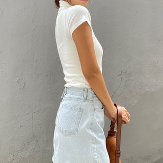 Domestic Transitional Short Sleeve Turtleneck