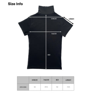 Domestic Transitional Short Sleeve Turtleneck