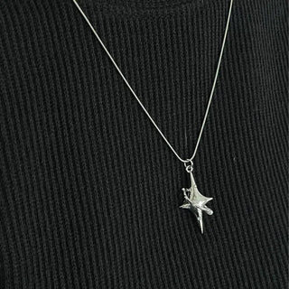 Surgical Silver Daily Casual Necklace