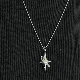 Surgical Silver Daily Casual Necklace