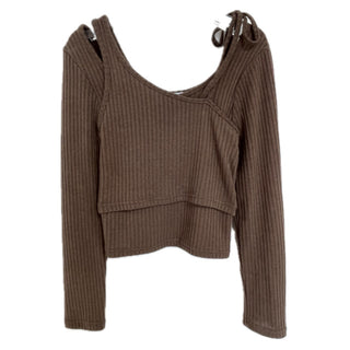 Three-way Layered Off-shoulder Asymmetrical T-shirt