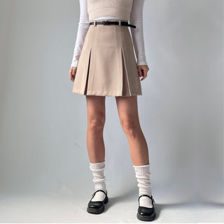High-Quality Length Pintuck Midi Skirt