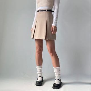 High-Quality Length Pintuck Midi Skirt