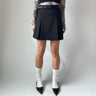 High-Quality Length Pintuck Midi Skirt