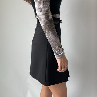 High-Quality Length Pintuck Midi Skirt