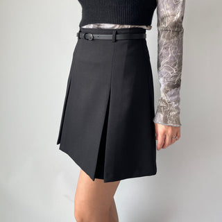 High-Quality Length Pintuck Midi Skirt