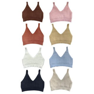 Spring Stretchy Crop Knit Bustier