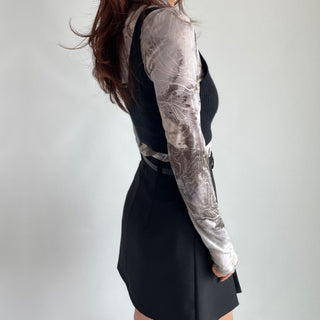 Spring Stretchy Crop Knit Bustier
