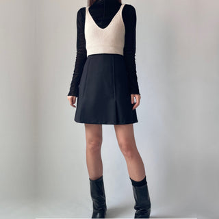 Spring Stretchy Crop Knit Bustier