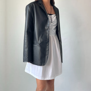 Bustier Anorak Sleeveless Mini Dress with Pocket