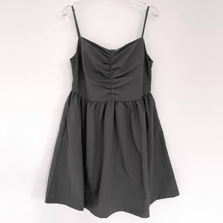 Bustier Anorak Sleeveless Mini Dress with Pocket