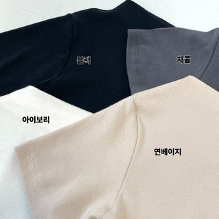 Asymmetrical Tie Scarf Modal Short Sleeve Tee