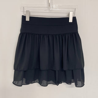 Lace Chiffon Tiered Mini Skirt 🇰🇷