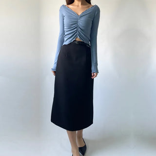 🇰🇷 Summer Long Slit Maxi Skirt