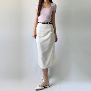 🇰🇷 Summer Long Slit Maxi Skirt
