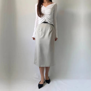 🇰🇷 Summer Long Slit Maxi Skirt
