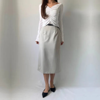 🇰🇷 Summer Long Slit Maxi Skirt