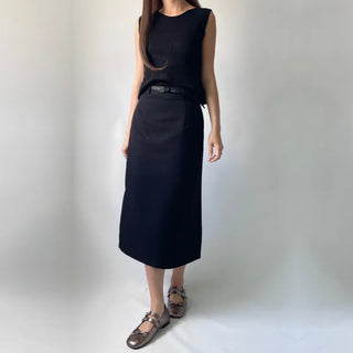 Back Slit Sleeveless Summer See-through Knit 🇰🇷