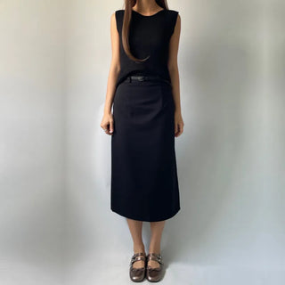 Back Slit Sleeveless Summer See-through Knit 🇰🇷