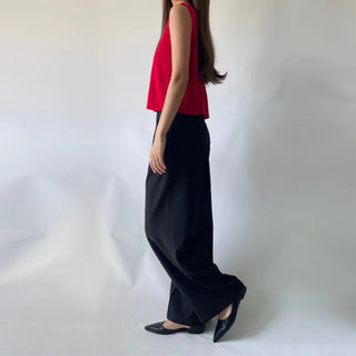 Back Slit Sleeveless Summer See-through Knit 🇰🇷