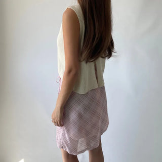 Back Slit Sleeveless Summer See-through Knit 🇰🇷