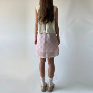 Back Slit Sleeveless Summer See-through Knit 🇰🇷