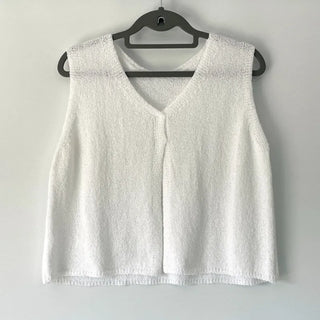 Back Slit Sleeveless Summer See-through Knit 🇰🇷