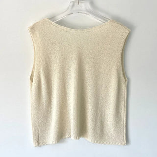 Back Slit Sleeveless Summer See-through Knit 🇰🇷