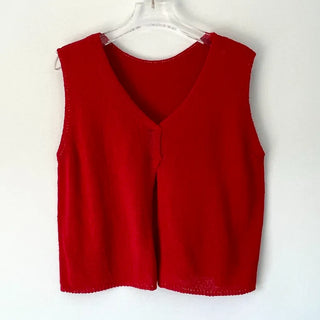 Back Slit Sleeveless Summer See-through Knit 🇰🇷