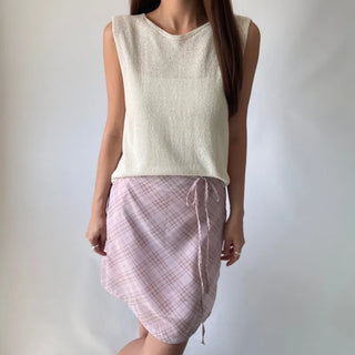 Back Slit Sleeveless Summer See-through Knit 🇰🇷