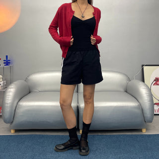 Two-Line Rustling 34 Length Shorts Pants  🇰🇷