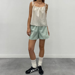 Two-Line Rustling 34 Length Shorts Pants  🇰🇷