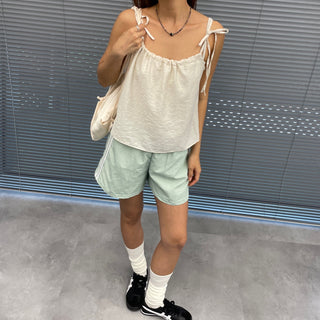 Two-Line Rustling 34 Length Shorts Pants  🇰🇷