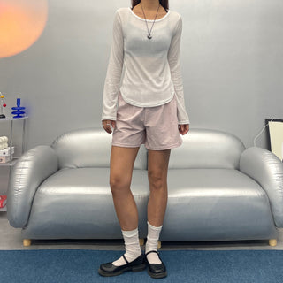 Two-Line Rustling 34 Length Shorts Pants  🇰🇷
