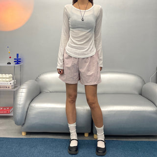 Two-Line Rustling 34 Length Shorts Pants  🇰🇷