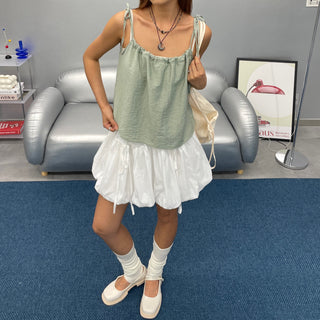 Pumpkin Balletcore Balloon Skirt