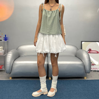 Pumpkin Balletcore Balloon Skirt
