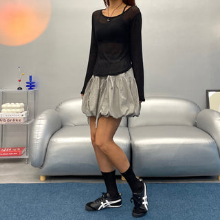 Pumpkin Balletcore Balloon Skirt