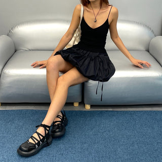 Pumpkin Balletcore Balloon Skirt