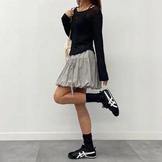 Pumpkin Balletcore Balloon Skirt