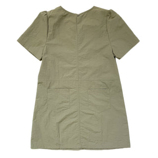 Daily Rainy Season Short Sleeve Crispy Anorak Midi Dress