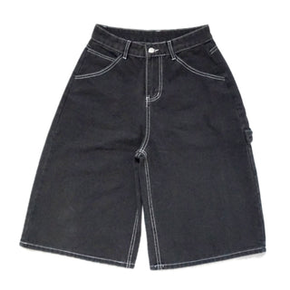 Black Dark Bermuda 34 Denim Shorts