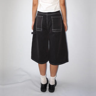 Black Dark Bermuda 34 Denim Shorts