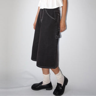 Black Dark Bermuda 34 Denim Shorts