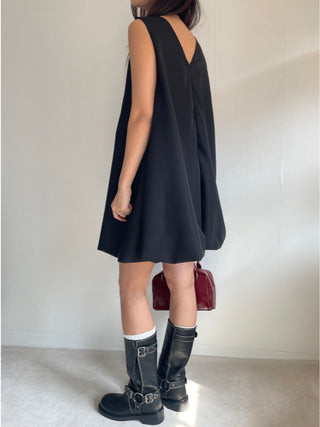 Sleeveless Pumpkin Oversized Layered Tiered Balloon Wedding Guest Dress