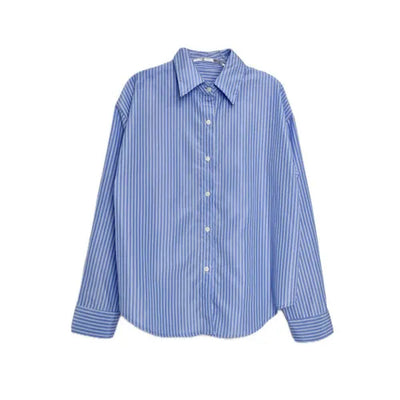 Striped Oxford Loose Fit Shirt