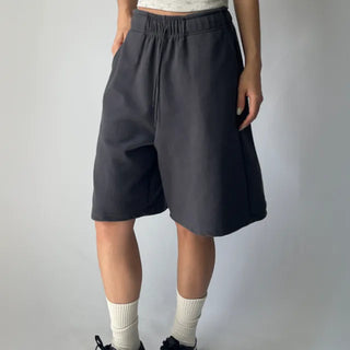 Korean-Made Bermuda Training Wide-Length Waist Pants