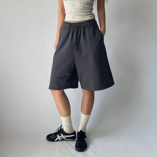 Korean-Made Bermuda Training Wide-Length Waist Pants