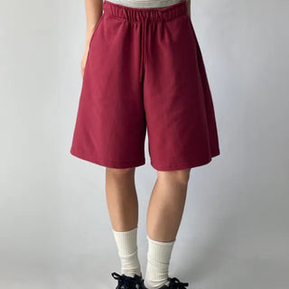 Korean-Made Bermuda Training Wide-Length Waist Pants