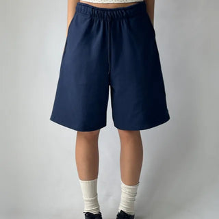 Korean-Made Bermuda Training Wide-Length Waist Pants
